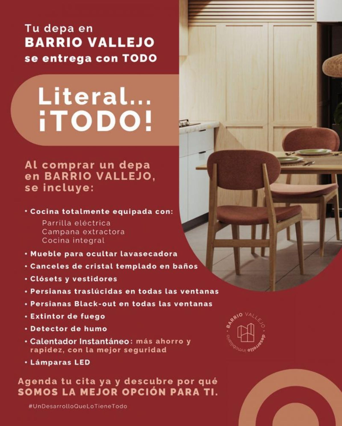 Fotografía de DEPARTAMENTOS EN VENTA  BARRIO VALLEJO