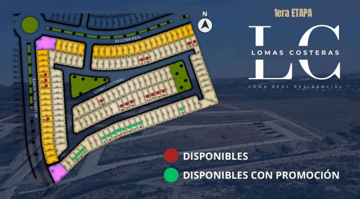 Fotografía de TERRENOS EN VENTA EN LOMA REAL TERRENOS DE 144M2 8 FRENTE X 18 FONDO