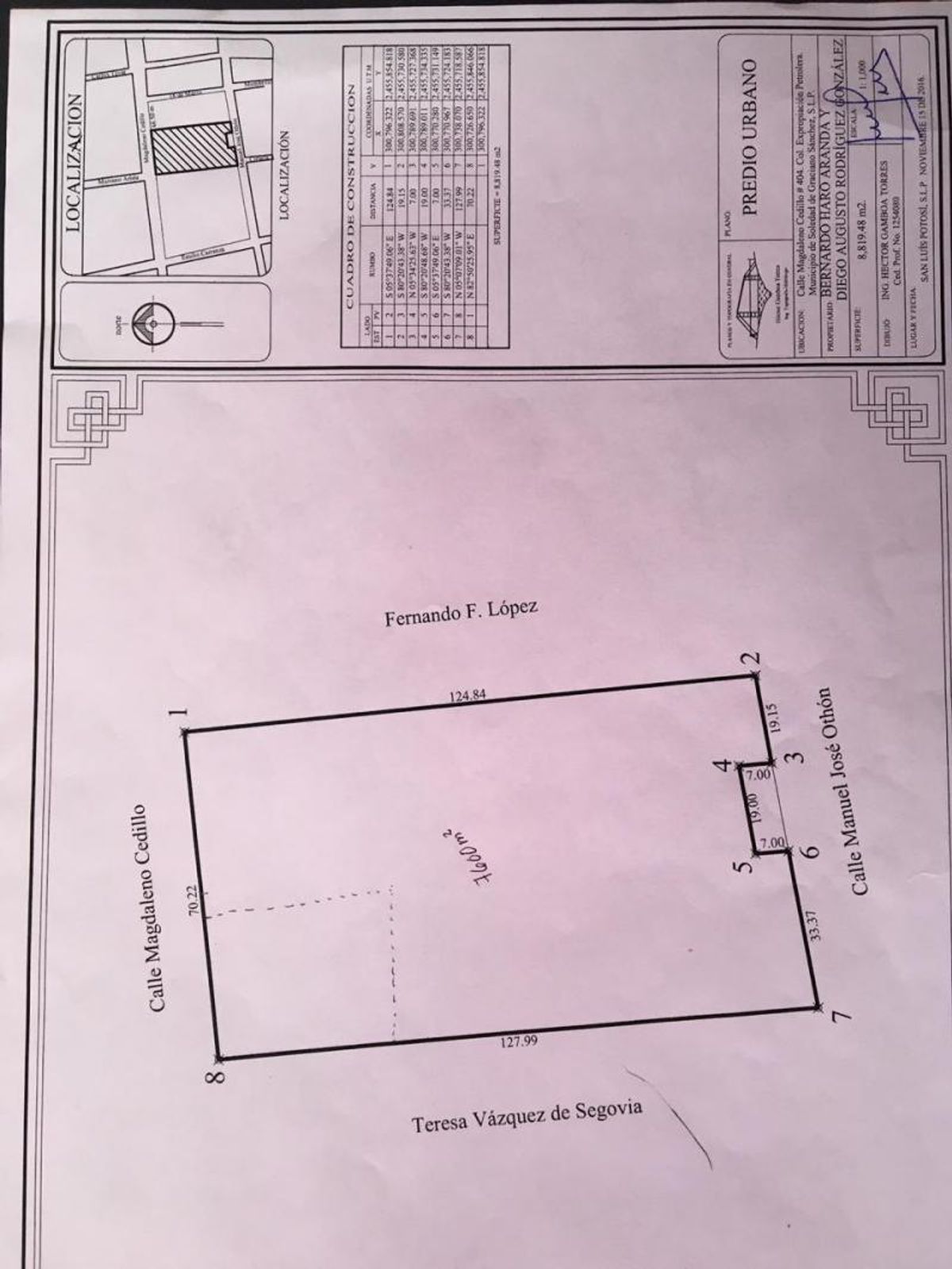 Fotografía de TERRENO EN VENTA PARA CONSTRUCTORES