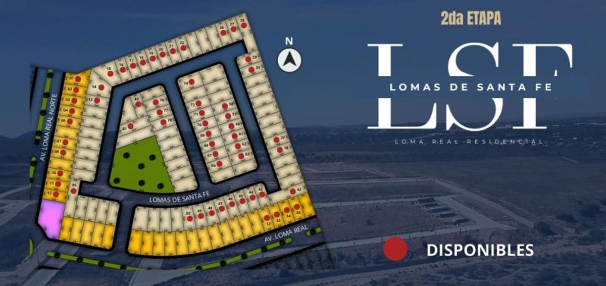 Fotografía de TERRENOS EN VENTA EN LOMA REAL TERRENOS DE 144M2 8 FRENTE X 18 FONDO