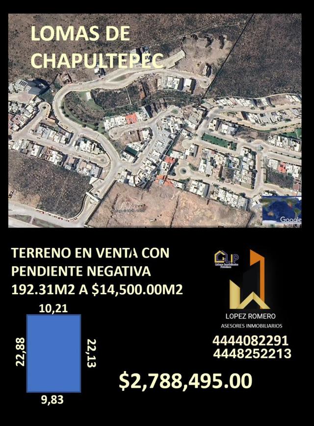 Fotografía de TERRENO EN VENTA EN LOMAS DE CHAPULTEPEC