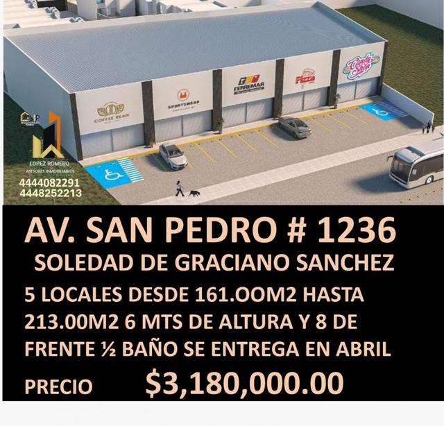 Fotografía de 5 LOCALES EN VENTA SOBRE AV SAN PEDRO