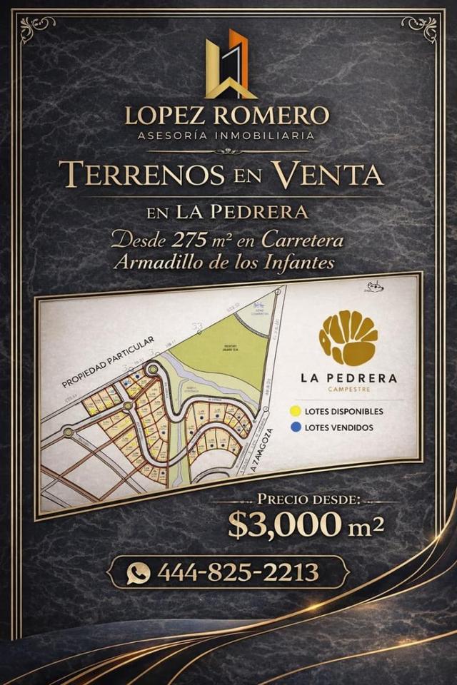 Fotografía de TERRENO EN VENTA EN PRIVADA LA PEDRERA