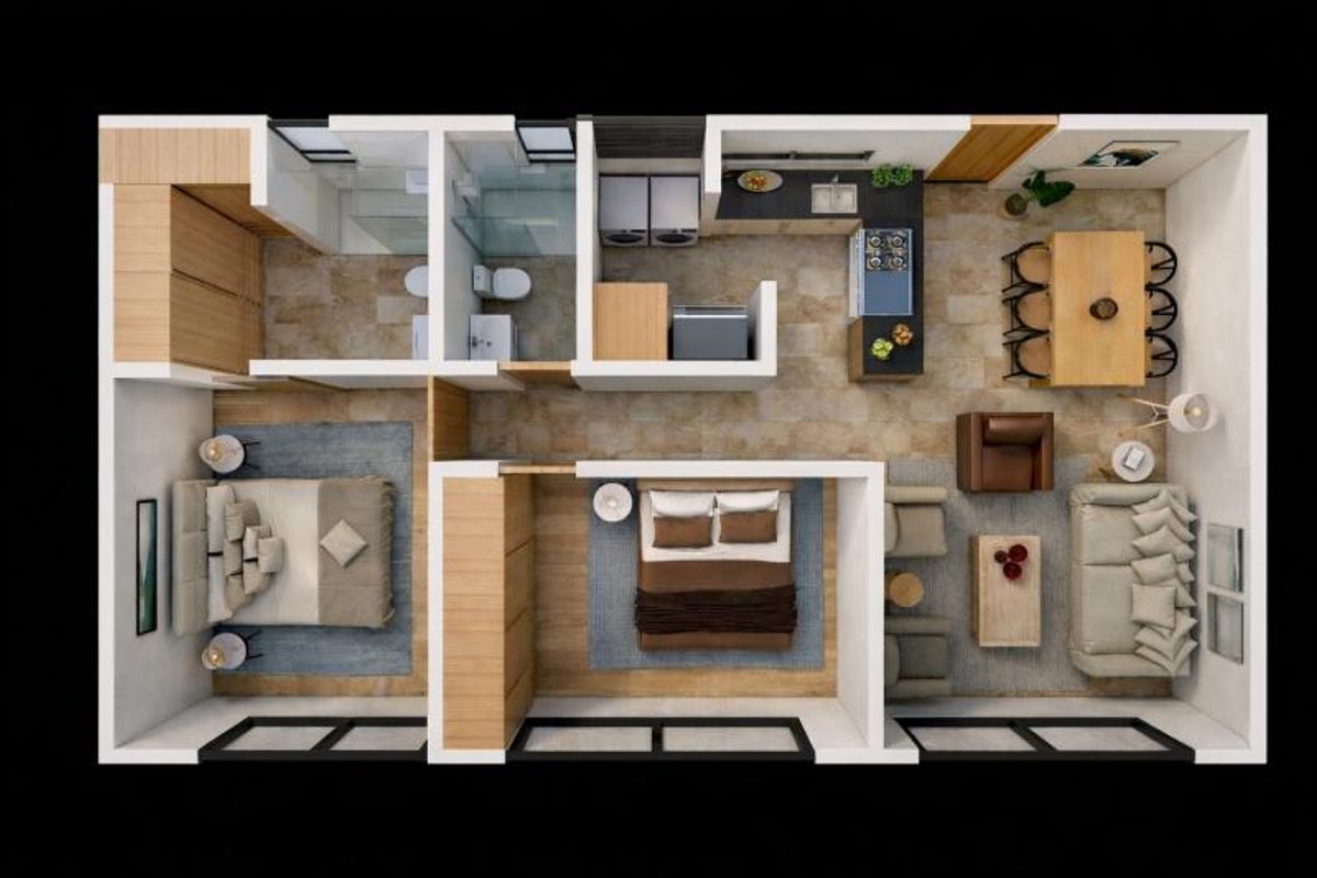 Fotografía de DEPARTAMENTOS EN VENTA EN  LOMAS 4 SECCION EN TORRE VIZCAINA