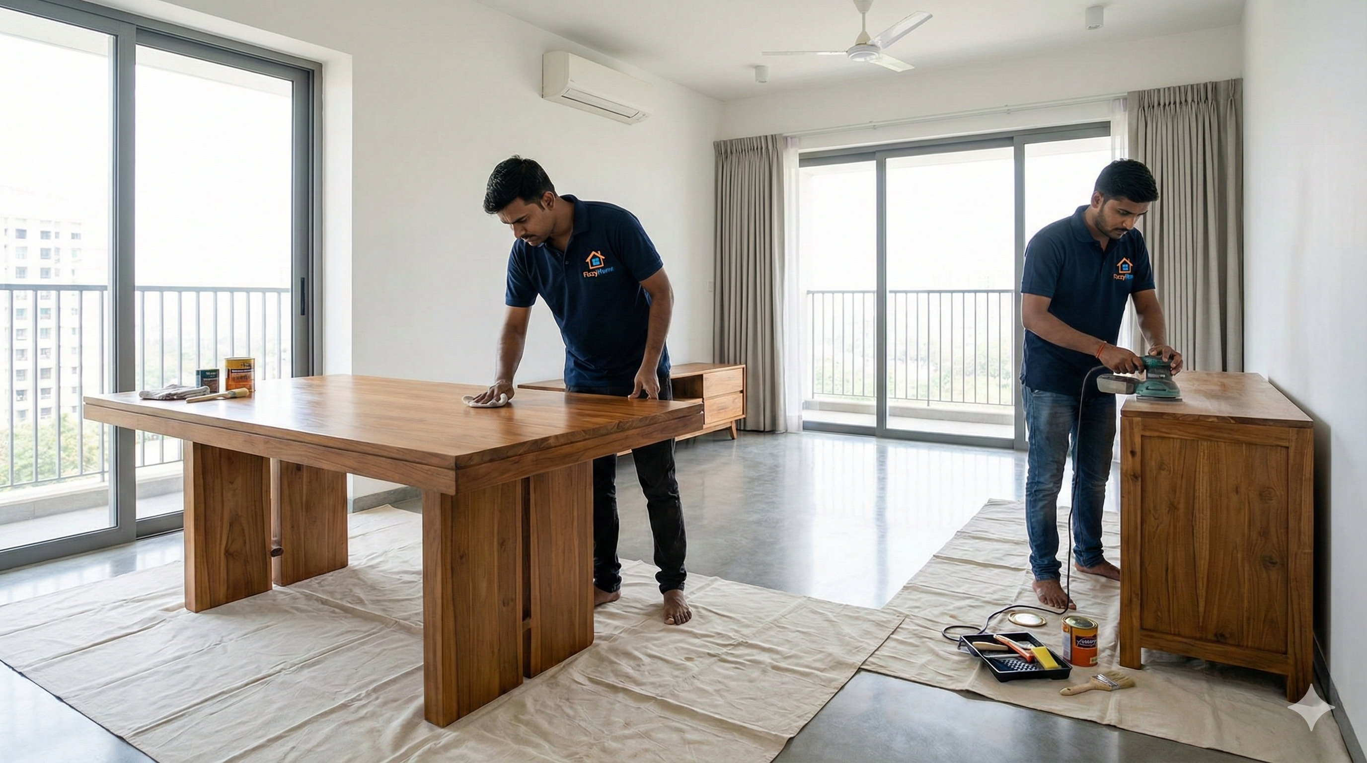 FixzyHome Wood Polishing Services