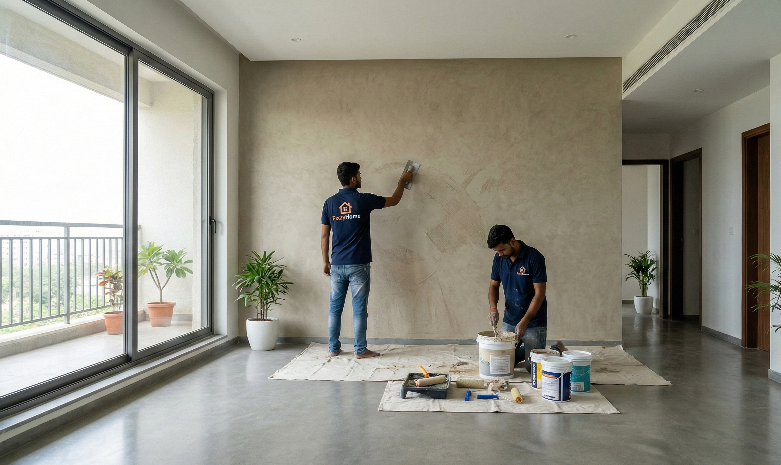 FixzyHome Texture Painting Services
