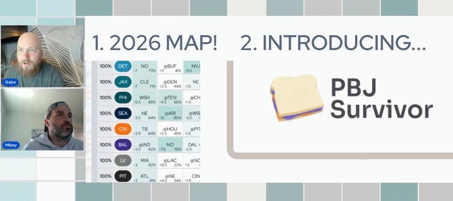 GWD: 2026 NFL Schedule is Live and PBJ Survivor is Launched
