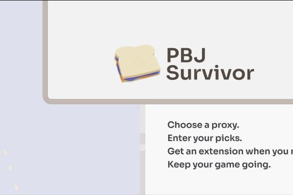 A new way to line up survivor entries: PBJ Survivor