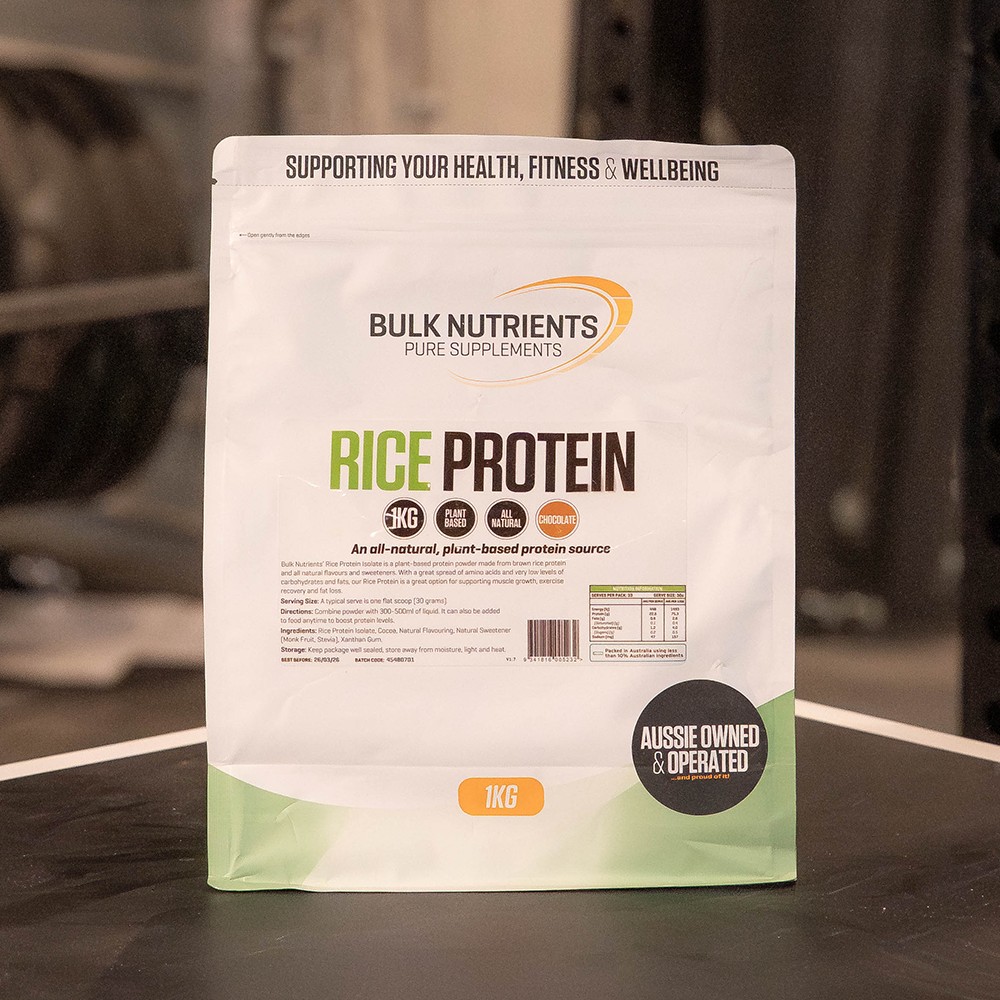 Discover the benefits of Bulk Nutrients' 100% Organic Brown Rice Protein, which delivers a harmonious blend of amino acids and supports easy digestion.