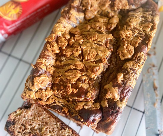 Biscoff Choc Banana Bread