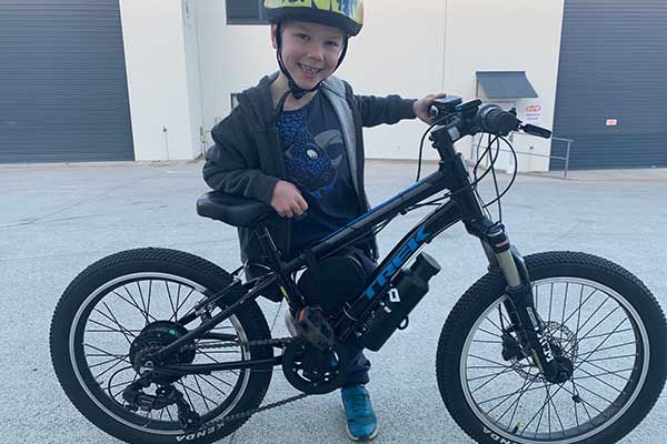 E-bike for my son from parts off eBay.