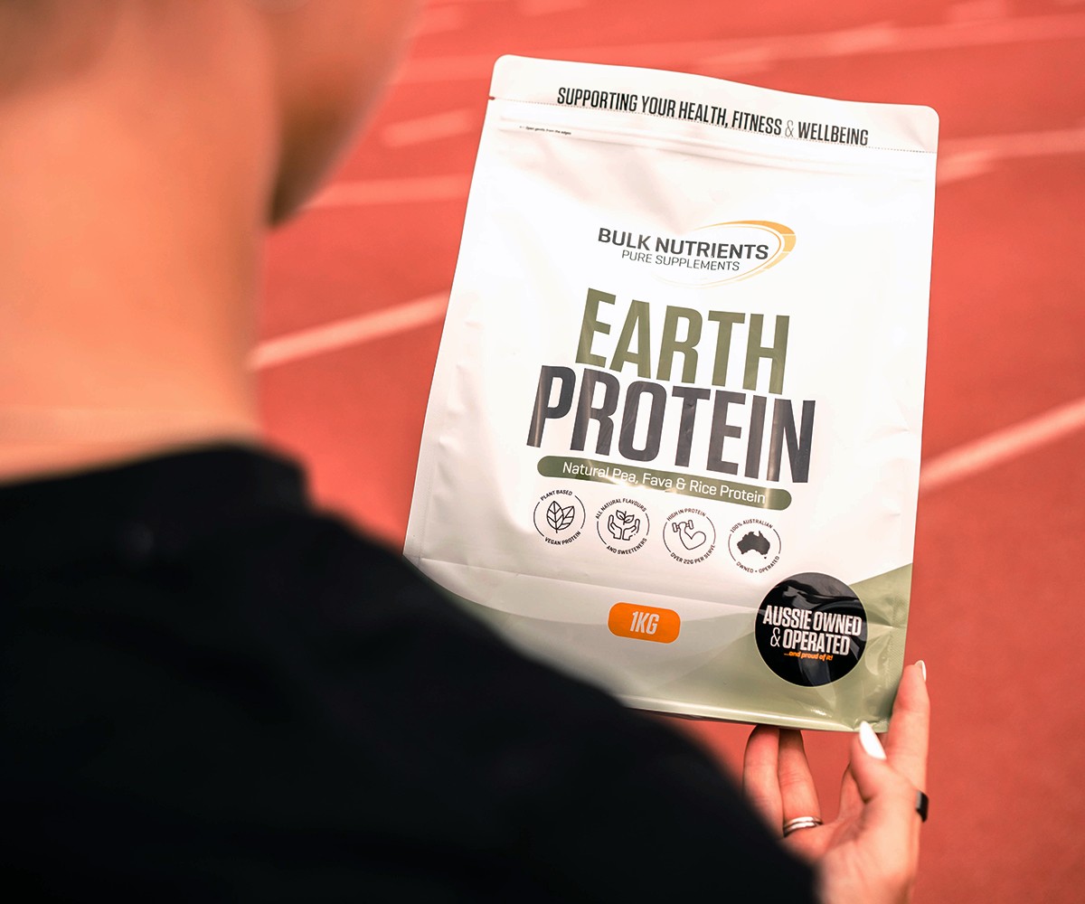 Earth Protein is a premium plant protein with a full spread of amino acids.