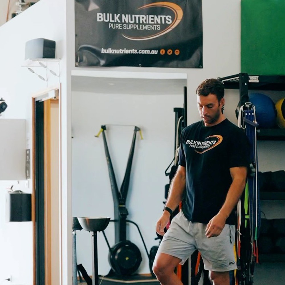 Bulk Nutrients Ambassador Ed Roberts in the gym