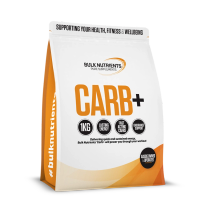 Bulk Nutrients' Carb+ carbohydrate blend delivering quick and sustained energy will power you through your workout from start to finish