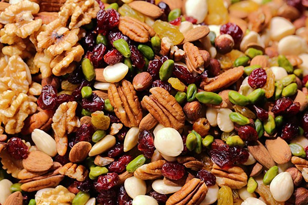 Vitamin E can be obtained from nuts.