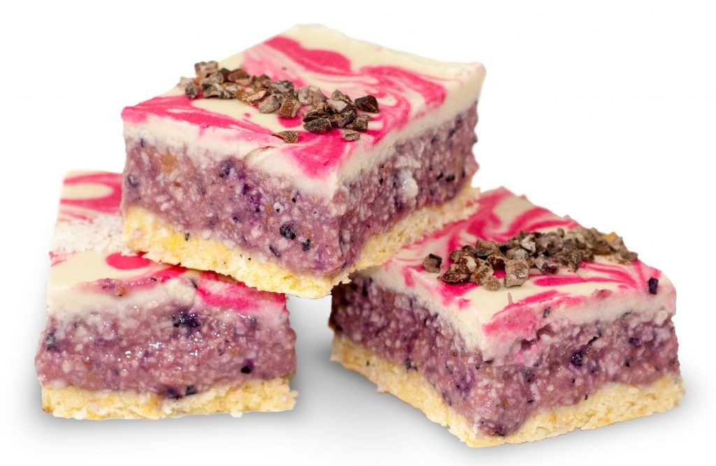 Berry and Coconut Protein Slice recipe from Bulk Nutrients