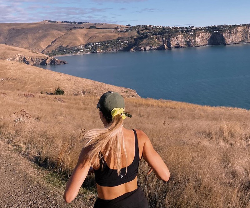 BN Ambassadors Nicola Macbeth on the Godley Head Track