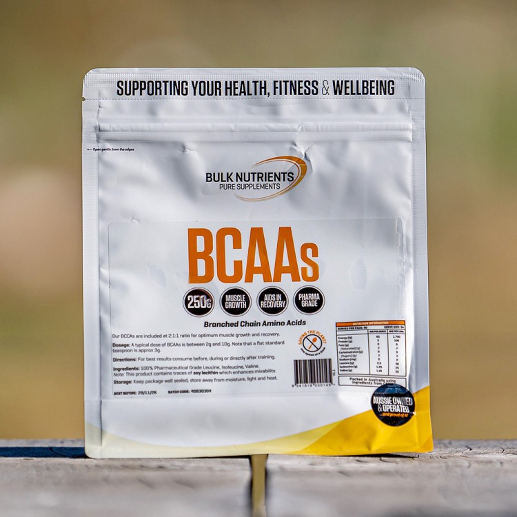 Bulk Nutrients' Branched Chain Amino Acids BCAAs Unflavoured