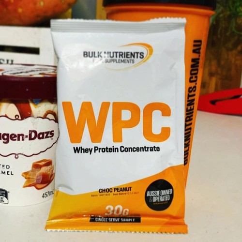 Bulk Nutrients' Whey Protein Concentrate Sample Pack - photo courtesy of @wrstrongman