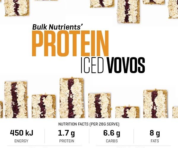 Protein Iced Vovos recipe from Bulk Nutrients