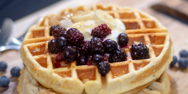 High Protein Easy to Make Protein Waffles recipe from Bulk Nutrients