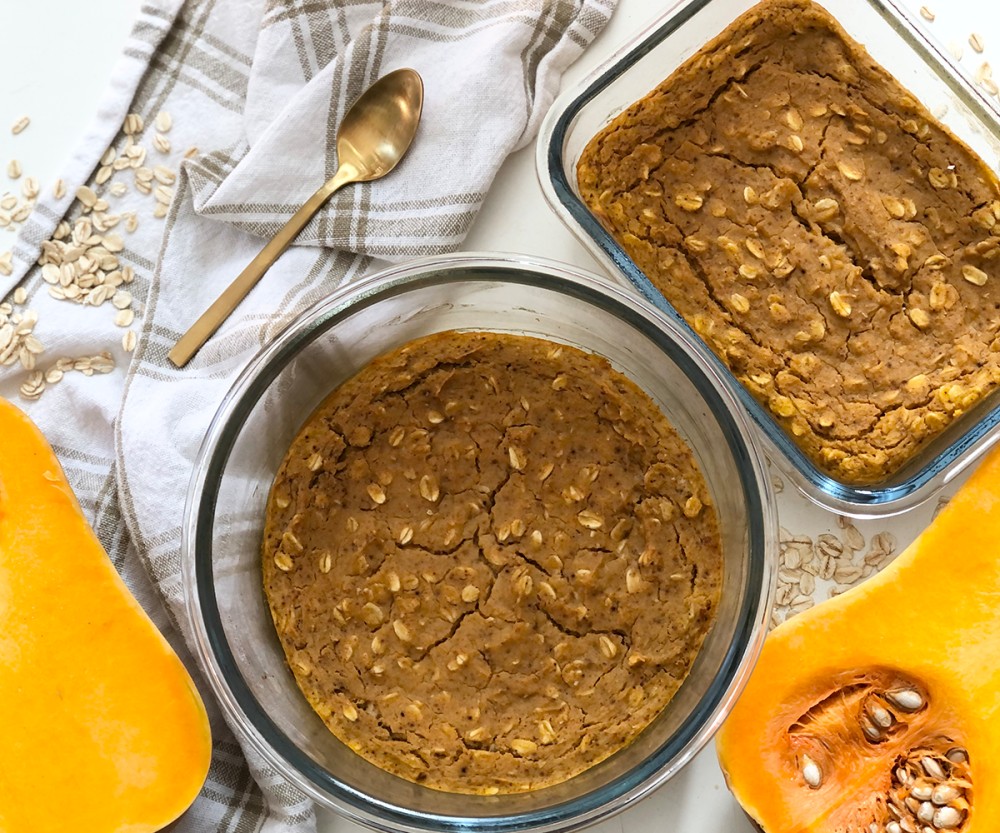 Halloween Pumpkin Pie Baked Oats | Bulk Nutrients Recipes
