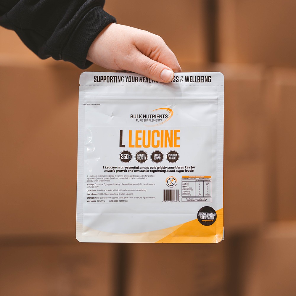 l carnitine creatine and leucine L-Leucine helps boost protein synthesis with Bulk Nutrients