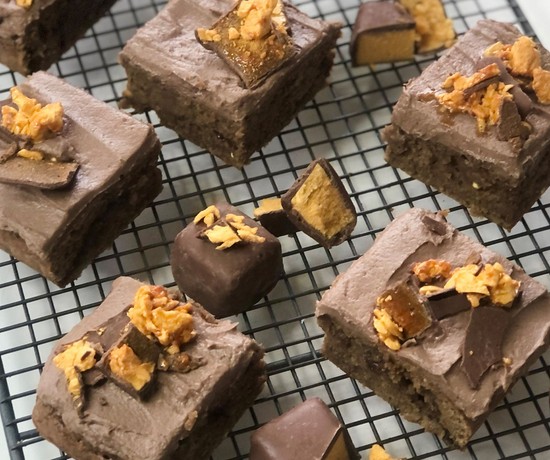 Choc Honeycomb Cookie Dough Bread