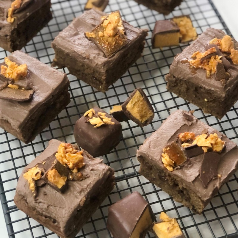 Choc Honeycomb Cookie Dough Bread