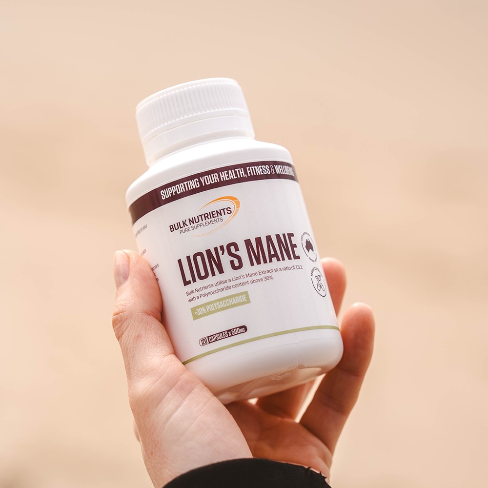 l carnitine lions mane Lion's Mane Capsules - 13:1 Extract