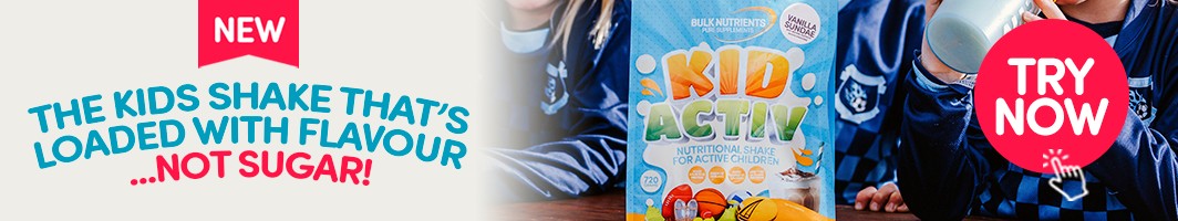 New! KidActiv - The kids shake that’s loaded with flavour ...not sugar!