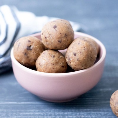 High protein Collagen Cookie Dough Protein Balls recipe from Bulk Nutrients