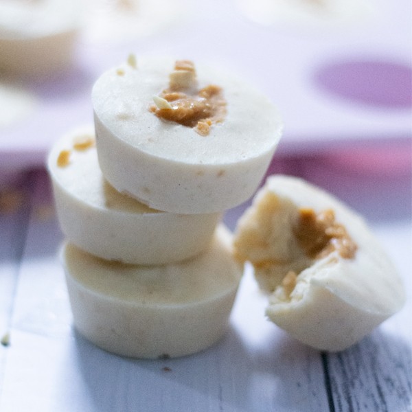 High Protein Banana Frozen Yoghurt Bites recipe from Bulk Nutrients