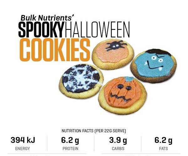Spooky Halloween Cookies recipe from Bulk Nutrients
