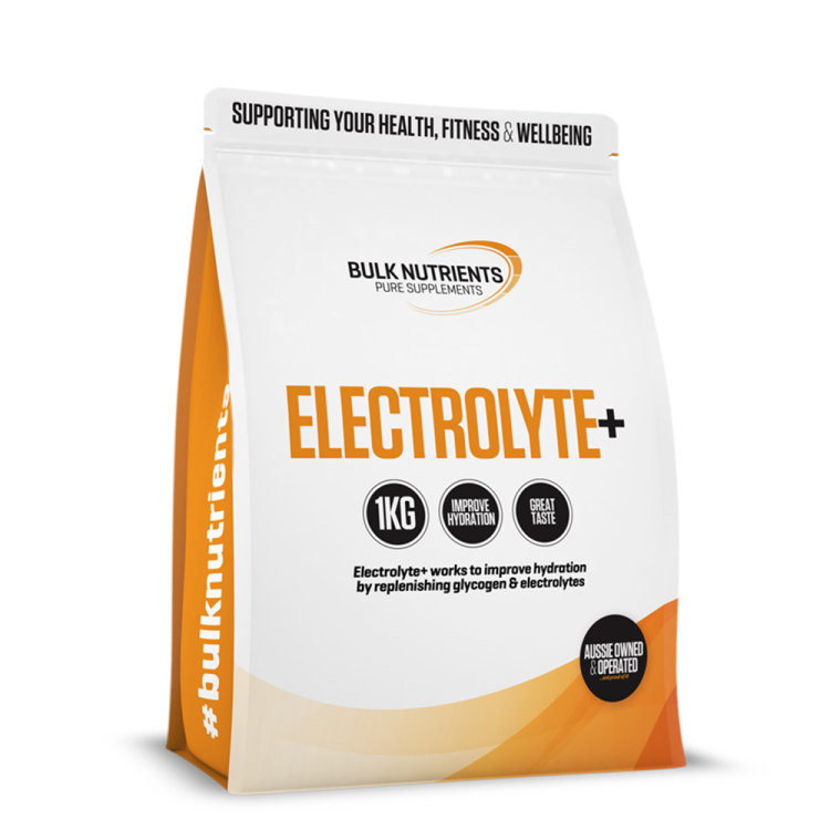Bulk Nutrients' Electrolyte Plus is a tasty drink designed to improve hydration by replenishing glycogen and electrolytes