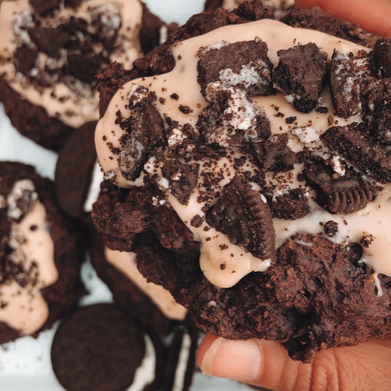 High Protein Cookies and Cream Scrolls Recipe from Bulk Nutrients.