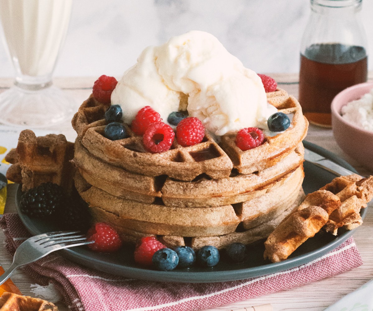 Bulk Nutrients - Recipe - Easy Quick Protein Waffles
