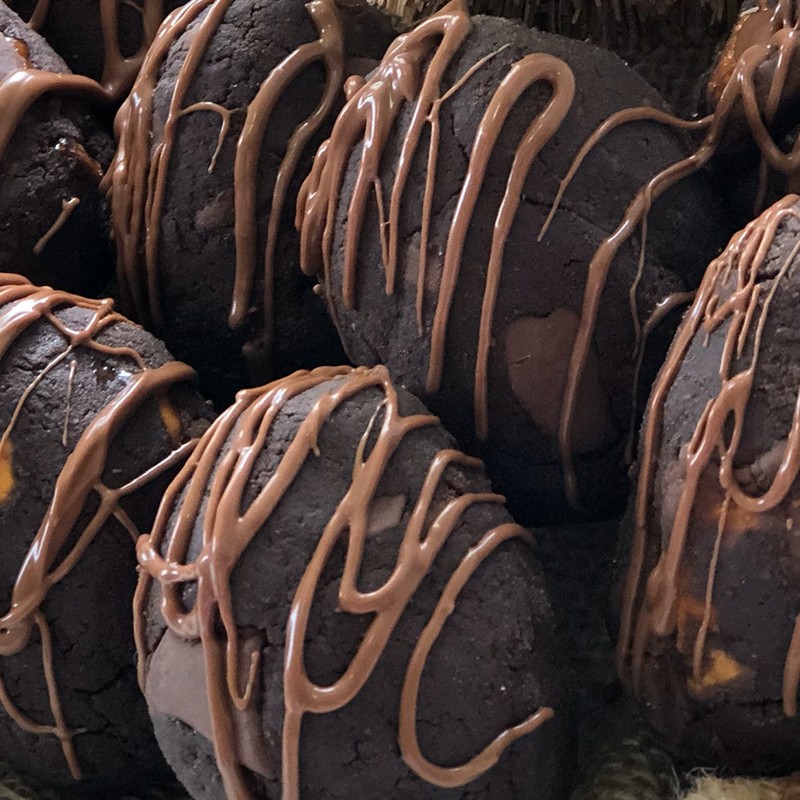Choc Honeycomb Cookie Dough Eggs Recipe