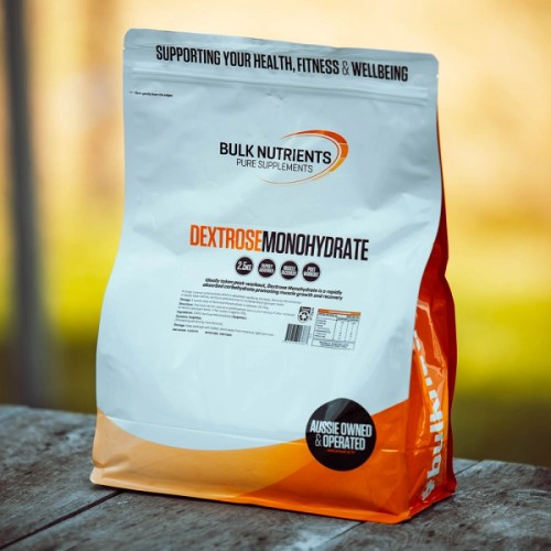 Bulk Nutrients' Dextrose Monohydrate is also excellent as a carbohydrate source mixed with Whey Protein Concentrate to make a bulking shake for between meal consumption.