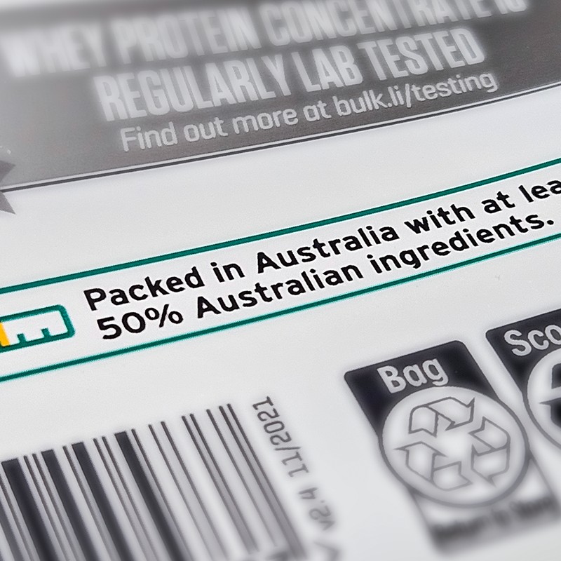 Bulk Nutrients provides your guide to the new country of origin labelling laws