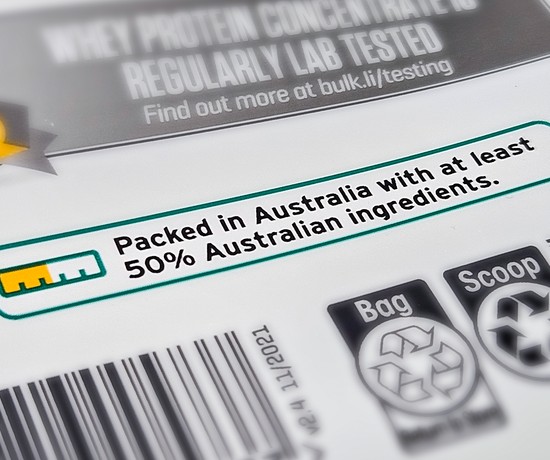 Bulk Nutrients provides your guide to the new country of origin labelling laws