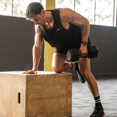 Bulk Nutrients Ryan lifting weights