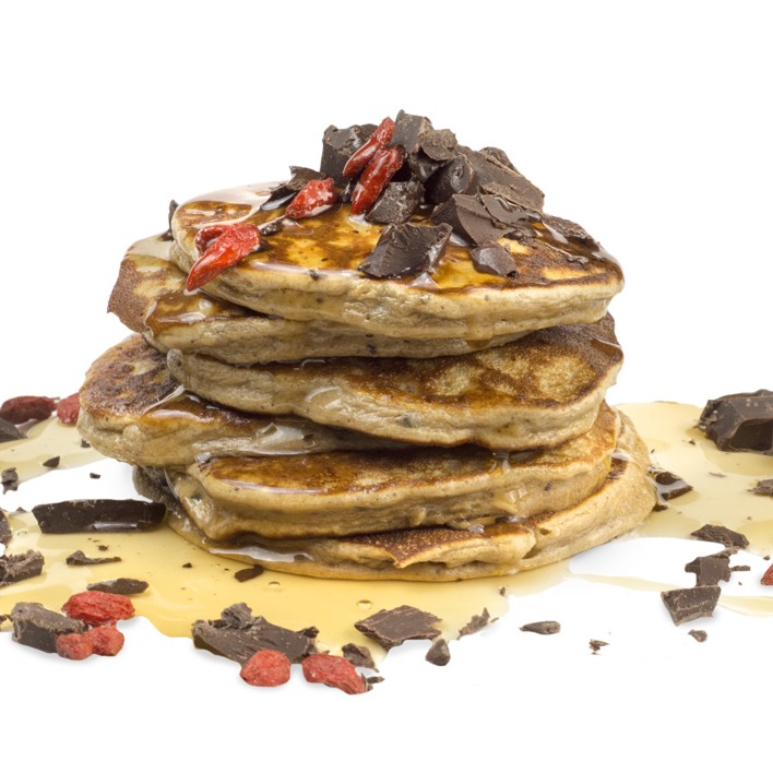 12 Days of Christmas - Choc Biscuit Pancakes recipe from Bulk Nutrients