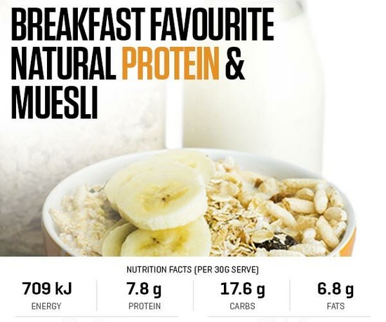 A new breakfast favourite - Natural protein muesli recipe from Bulk Nutrients