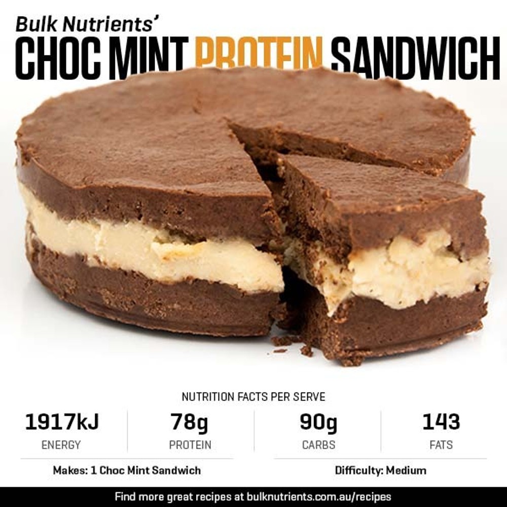 Choc Mint Protein Sandwich | Bulk Nutrients Recipe