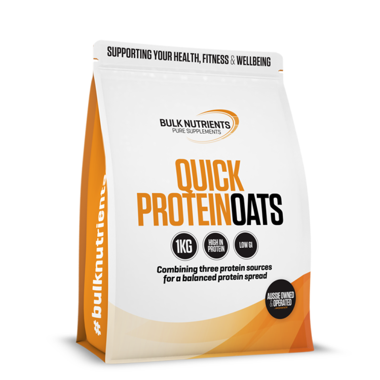 Bulk Nutrients' Quick Protein Oats Bulk Pack offering great value and will make sure there's enough for everyone