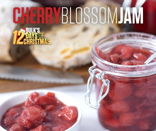 High Protein 12 Days of Christmas - Cherry Blossom Jam recipe from Bulk Nutrients
