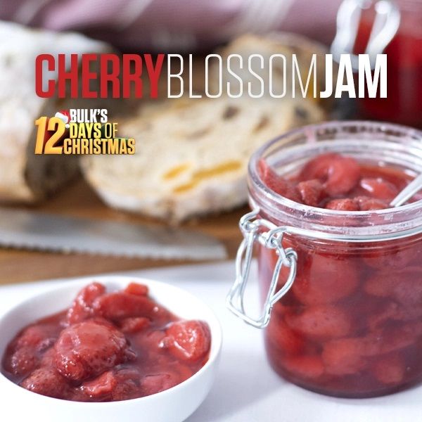High Protein 12 Days of Christmas - Cherry Blossom Jam recipe from Bulk Nutrients