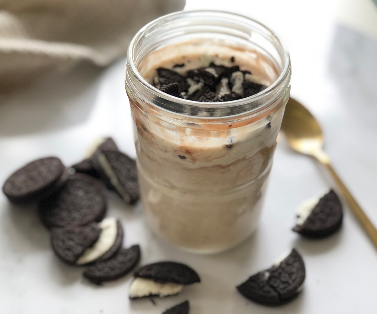 Oreo Overnight Oats