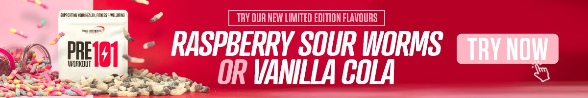 Try Our New Limited Edition Flavours - Raspberry Sour Worms or Vanilla Cola